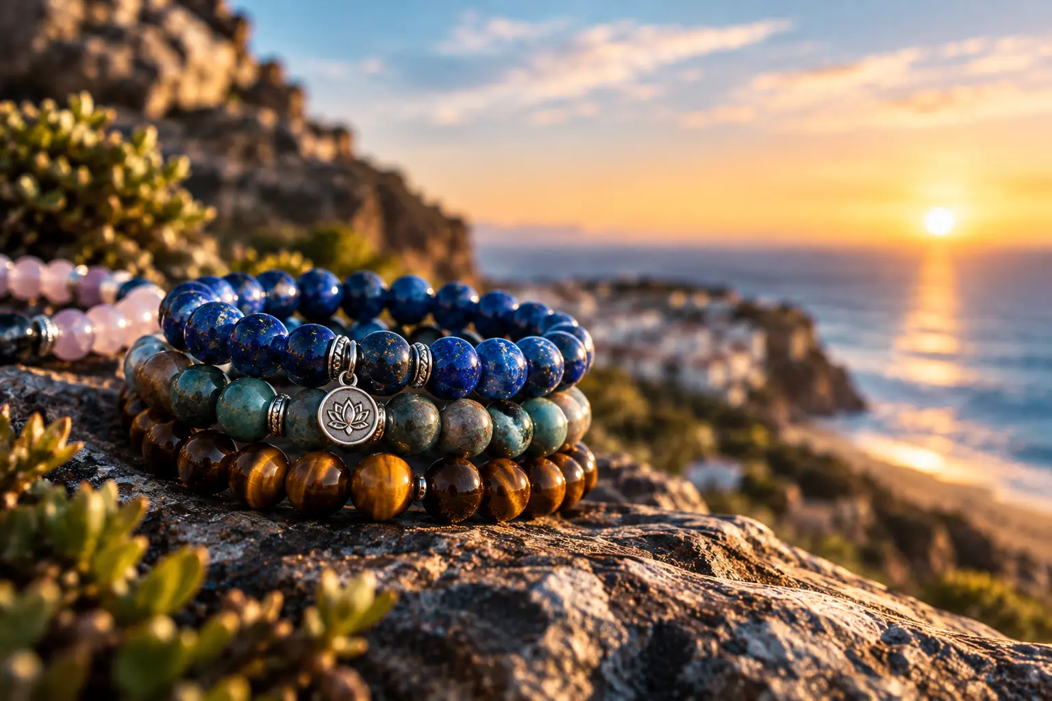 Pulseiras de Pedras Naturais