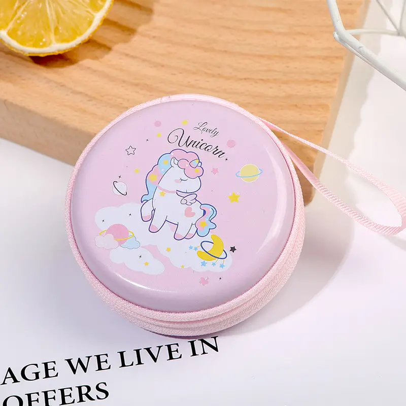 Porta Moedas Unicornio Redondo