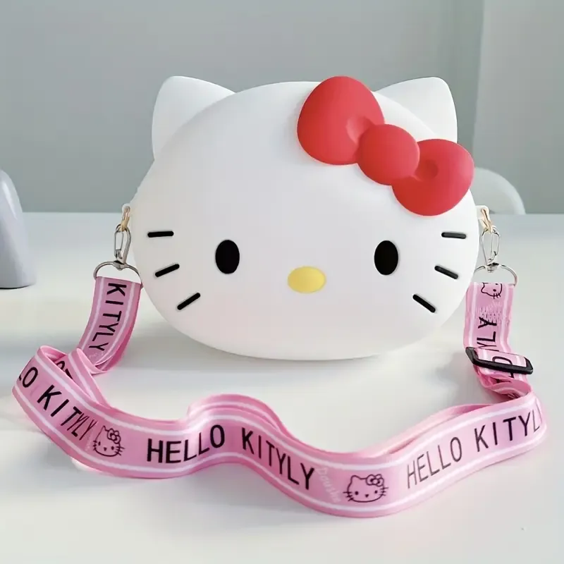 Bolsa hello kitty silicone Branca