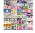 Pacote com  Adesivos à Prova d'Água com Tema Sanrio money